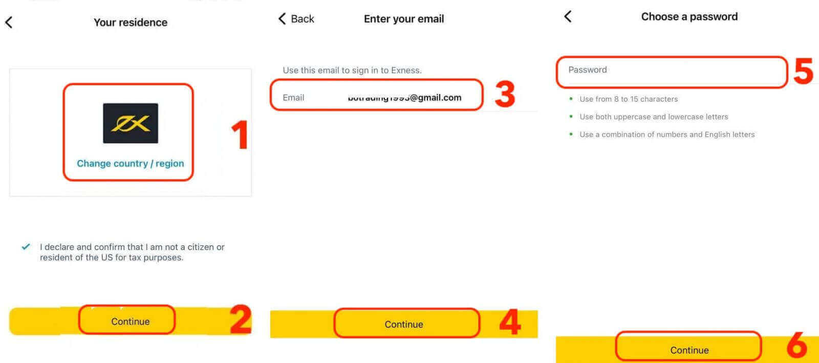 Exness App Trading: Register account and Trade on Mobile