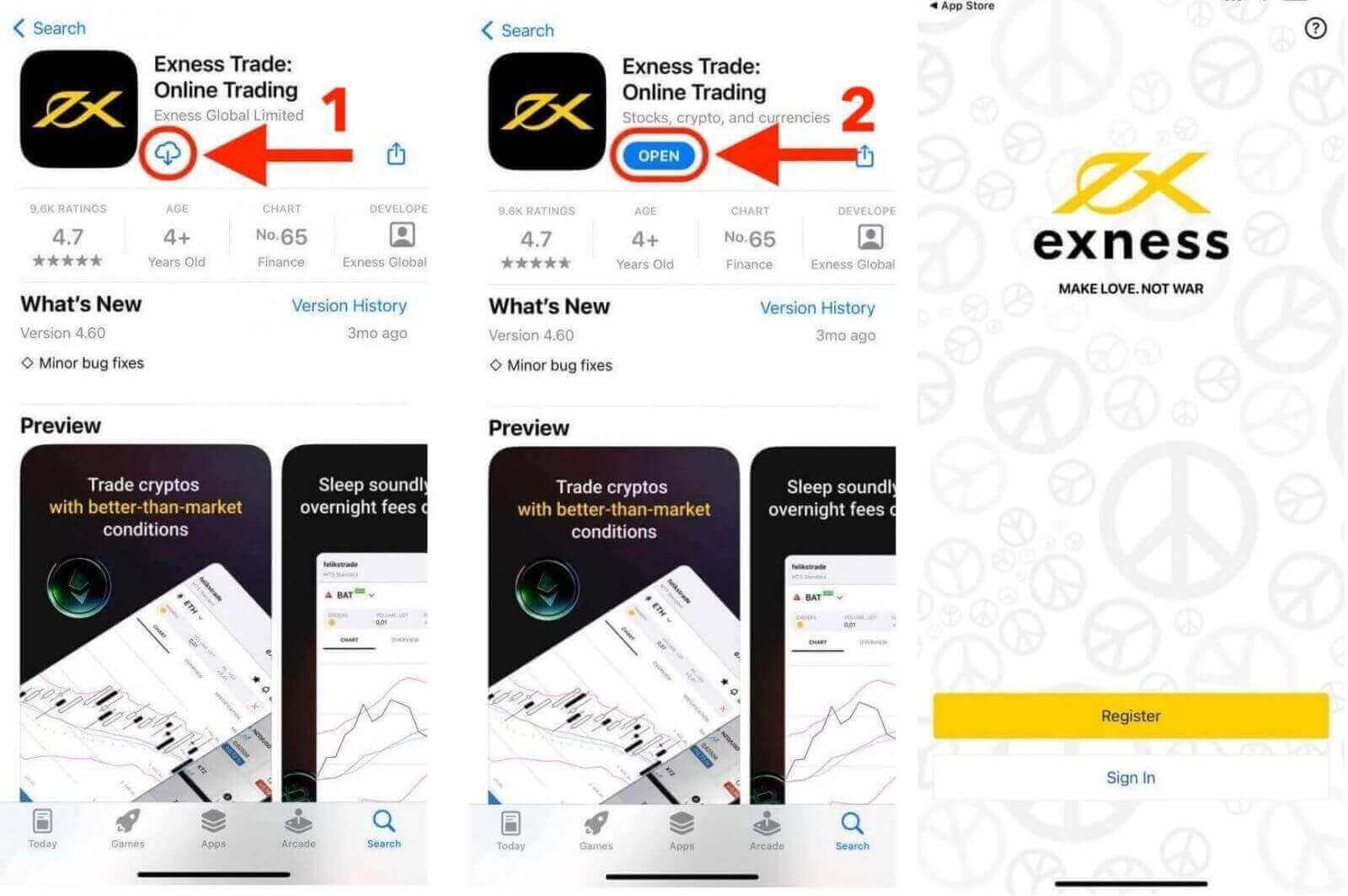Exness App Trading: Register account and Trade on Mobile